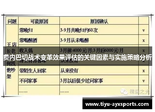 费内巴切战术变革效果评估的关键因素与实施策略分析